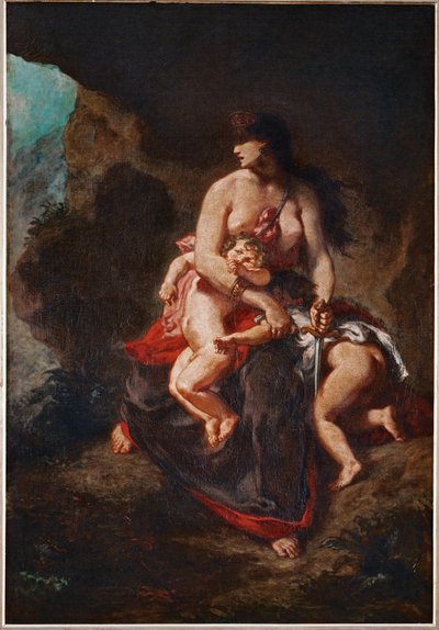 Médée furieuse ... - Ferdinand Victor Eugene Delacroix