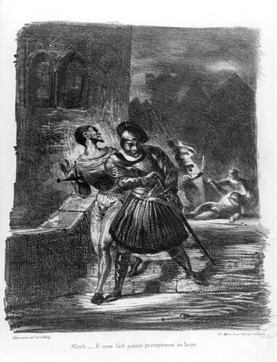 Méphistophélès et Faust s