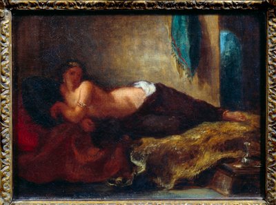 Odalisque - Ferdinand Victor Eugene Delacroix