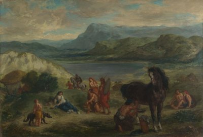 Ovide chez les Scythes - Ferdinand Victor Eugene Delacroix