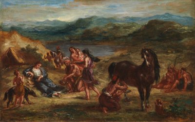Ovide chez les Scythes - Ferdinand Victor Eugene Delacroix