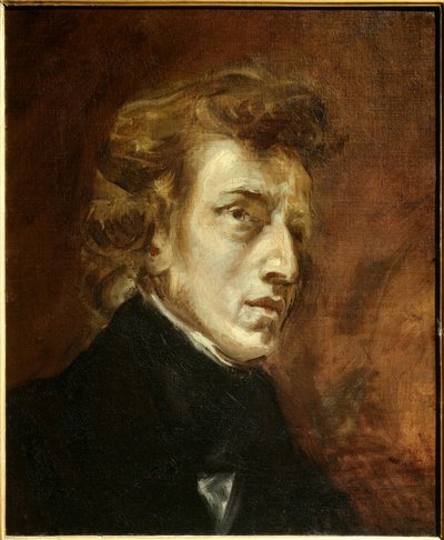 Portrait de Frédéric Chopin - Ferdinand Victor Eugene Delacroix