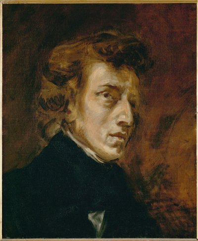 Portrait de Frédéric Chopin ... - Ferdinand Victor Eugene Delacroix