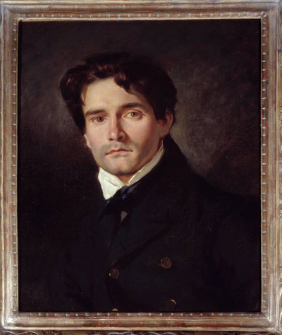 Portrait du peintre Louis Riesener - Ferdinand Victor Eugene Delacroix