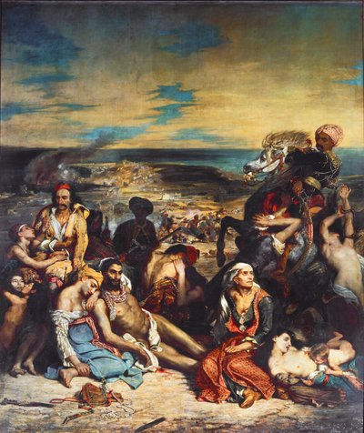 Scènes du massacre de Chios - Ferdinand Victor Eugene Delacroix