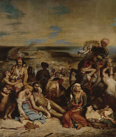Scènes du Massacre de Chios, 1822 - Ferdinand Victor Eugene Delacroix