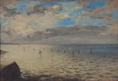La mer vue des hauteurs de Dieppe - Ferdinand Victor Eugene Delacroix