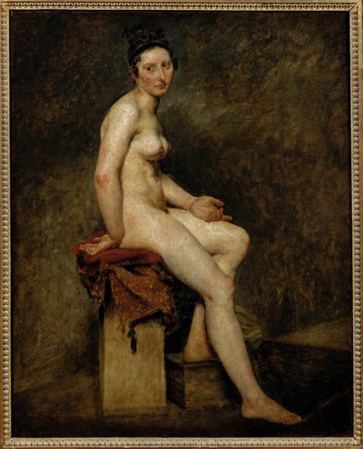 Assise nue, aussi appelée Mlle ... - Ferdinand Victor Eugene Delacroix