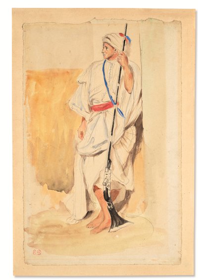 Arabe debout - Ferdinand Victor Eugene Delacroix