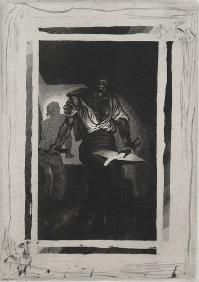 Le forgeron - Ferdinand Victor Eugene Delacroix