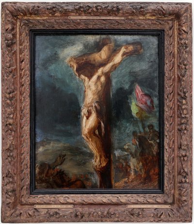 La crucifixion - Ferdinand Victor Eugene Delacroix