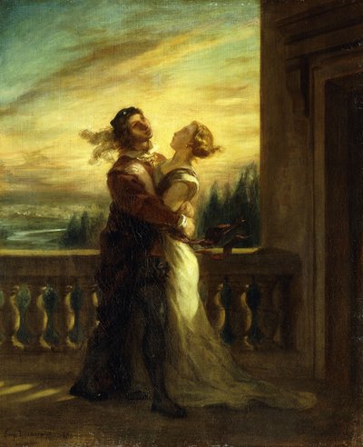 Les adieux de Roméo et Juliette, 1845 - Ferdinand Victor Eugene Delacroix