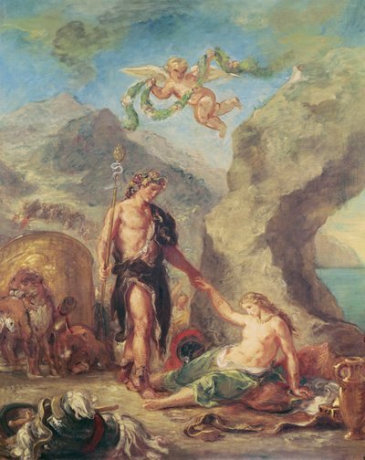 Les Quatre Saisons. Automne : Bacchus et Ariane, 1862 - Ferdinand Victor Eugene Delacroix