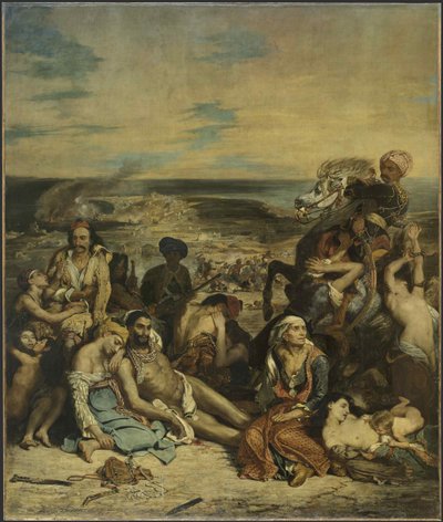 Le Massacre de Chios, 1824 - Ferdinand Victor Eugene Delacroix