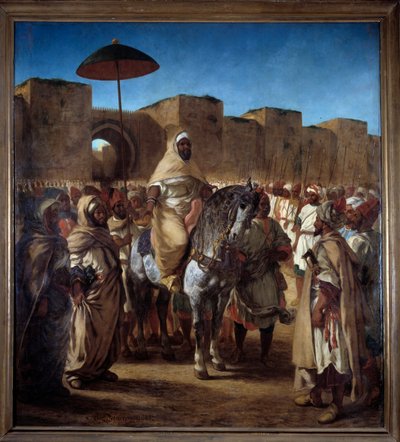 Le Sultan du Maroc Muley Abd Err Rahman - Ferdinand Victor Eugene Delacroix