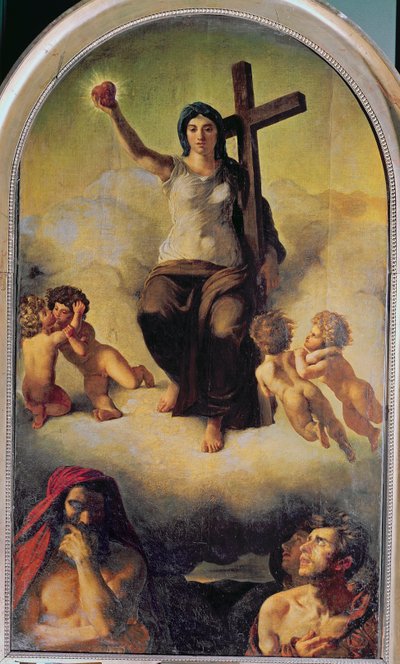 La Vierge du Sacré-Cœur, 1821 - Ferdinand Victor Eugene Delacroix