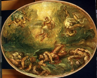 Triomphe de Saint Michel - Ferdinand Victor Eugene Delacroix