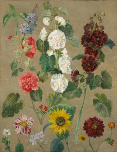 Sans titre (Fleurs) - Ferdinand Victor Eugene Delacroix