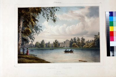 Le palais Elaguine à Saint-Pétersbourg - Ferdinand Victor Perrot