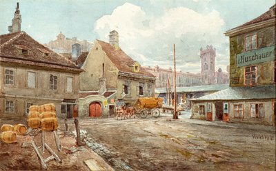 Le marché aux puces à Vienne - Ferdinand Weckbrodt