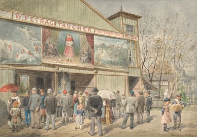 Au Wurstelprater à Vienne - Ferdinand Weckbrodt
