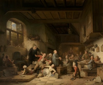 École du village - Ferdinand de Braekeleer