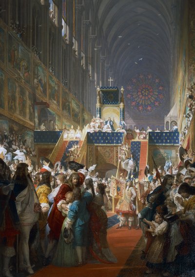 Louis XIV de France recevant des représentants des classes sociales à Paris - Ferdinand the Elder Piloty