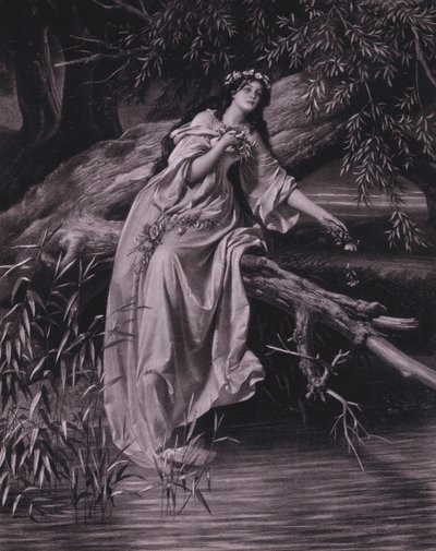 Scène de Hamlet de Shakespeare (Acte IV, Scène 7) - Ferdinand the Elder Piloty