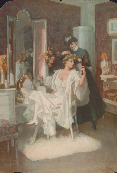 À la toilette - Ferdinand von Reznicek