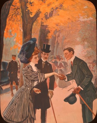 La salutation - Ferdinand von Reznicek