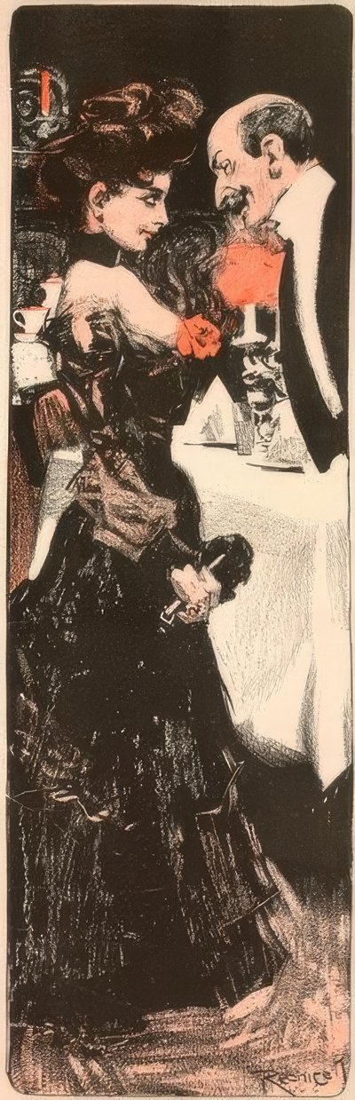 Conversation / Monde galant - Ferdinand von Reznicek