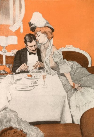Pas trop fougueux! Votre passion peut tout ruiner, sauf ma robe - Ferdinand von Reznicek