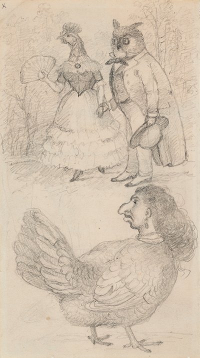 Caricatures - Ferdinand von Wright