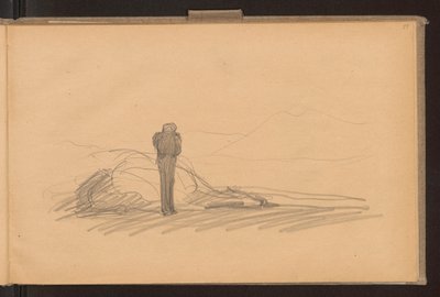 Recto: Tod des Pegasus; Verso: detaillierte Farbanmerkungen - Ferdynand Ruszczyc