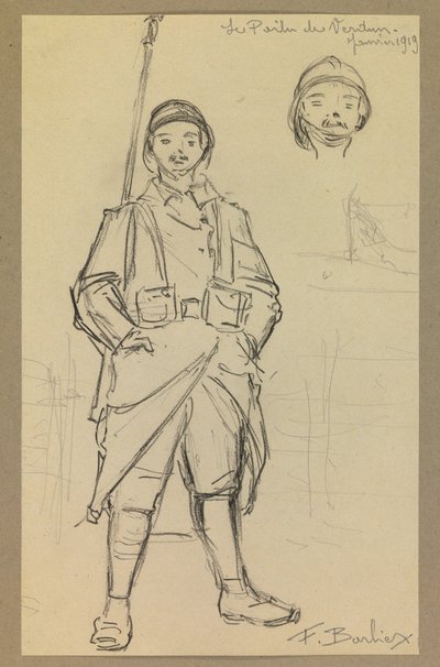 Le poilu de verdun - Fernand Barbier