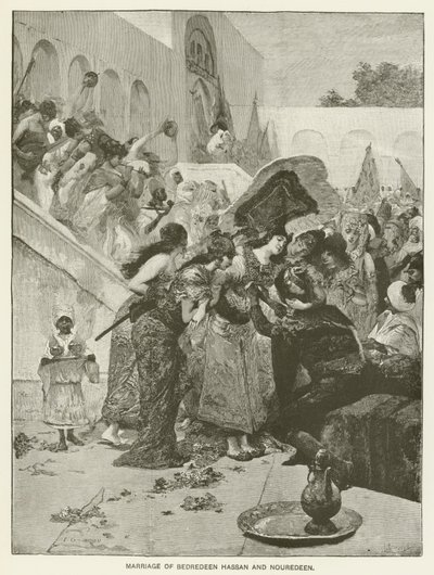 Mariage de Bedredeen Hassan et Nouredeen - Fernand Cormon