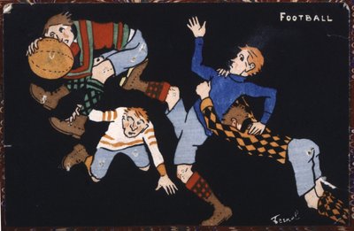 Football, début du 20e siècle (illustration) - Fernand Fernel