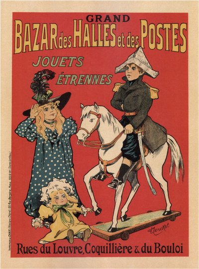 Grand Bazar des Halles et des Postes, 1899 - Fernand Fernel