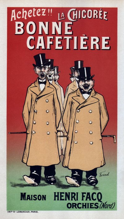 Affiche La Chicorée Bonne Cafetière, 1899 - Fernand Fernel