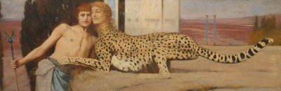 Caresses, 1896 - Fernand Khnopff