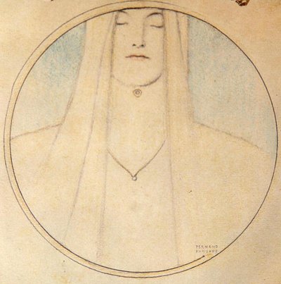 Tête de femme - Fernand Khnopff