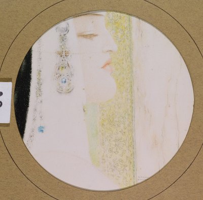Tête de femme, c.1908 - Fernand Khnopff