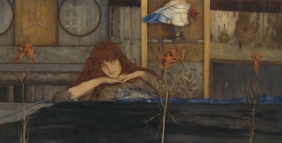 Je verrouille ma porte sur moi-même, 1891 - Fernand Khnopff