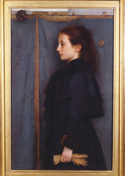 Portrait de Jeanne de Bauer - Fernand Khnopff