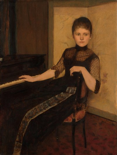 Portrait de Jonkvrouwe Maria Francisca Louisa Dommer van Poldersveldt - Fernand Khnopff