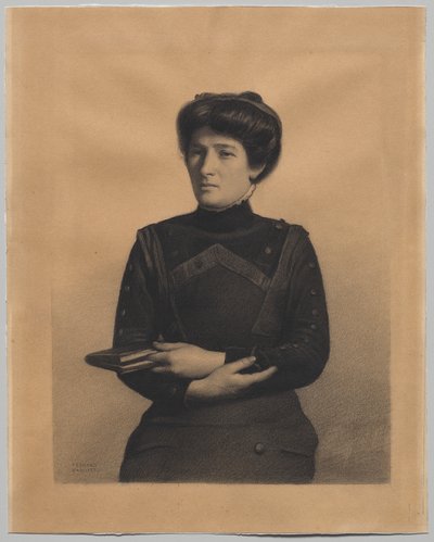 Portrait de Madame Jules Ricard, née Augustine Bulteau - Fernand Khnopff