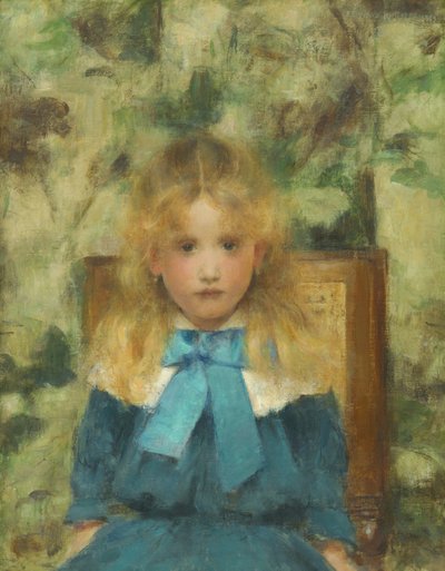 Portrait de Mademoiselle Van der Hecht, 1883 - Fernand Khnopff