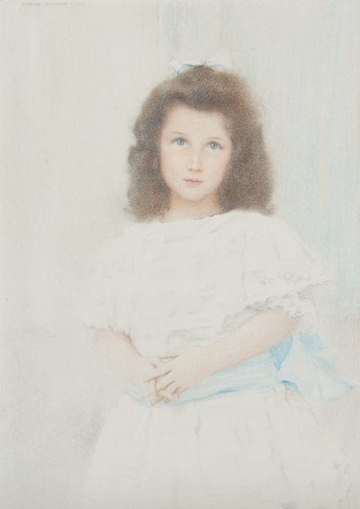Portrait de Renée Lambert de Rothschild, fille du fondateur de la banque Lambert, 1907 - Fernand Khnopff
