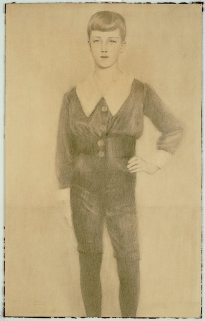 Prince Léopold de Belgique, Duc de Brabant, 1913 - Fernand Khnopff