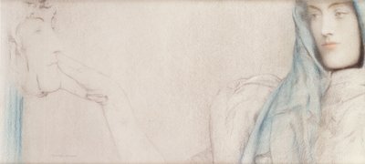 Étude pour Le Secret, c.1902 - Fernand Khnopff